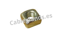 brass square nuts